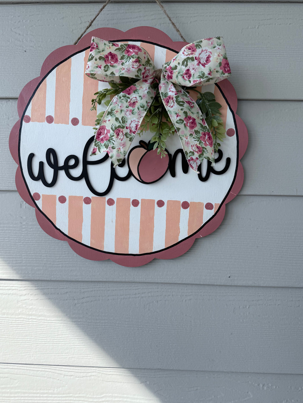 Just Peachy - Door Hanger and Leaner