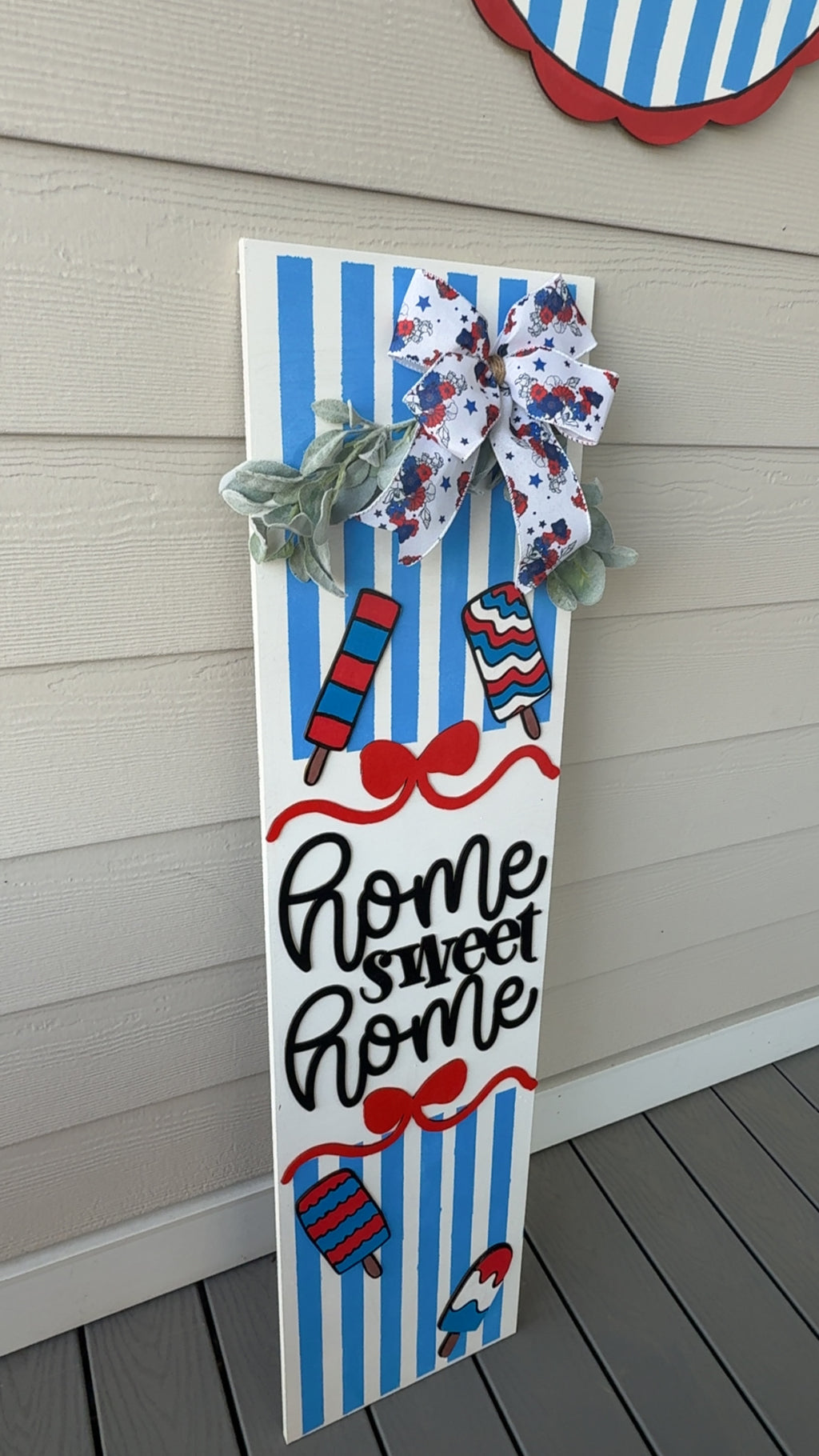 Popsicles- Door Hanger and Leaner