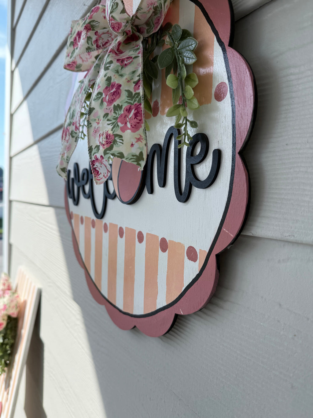 Just Peachy - Door Hanger and Leaner