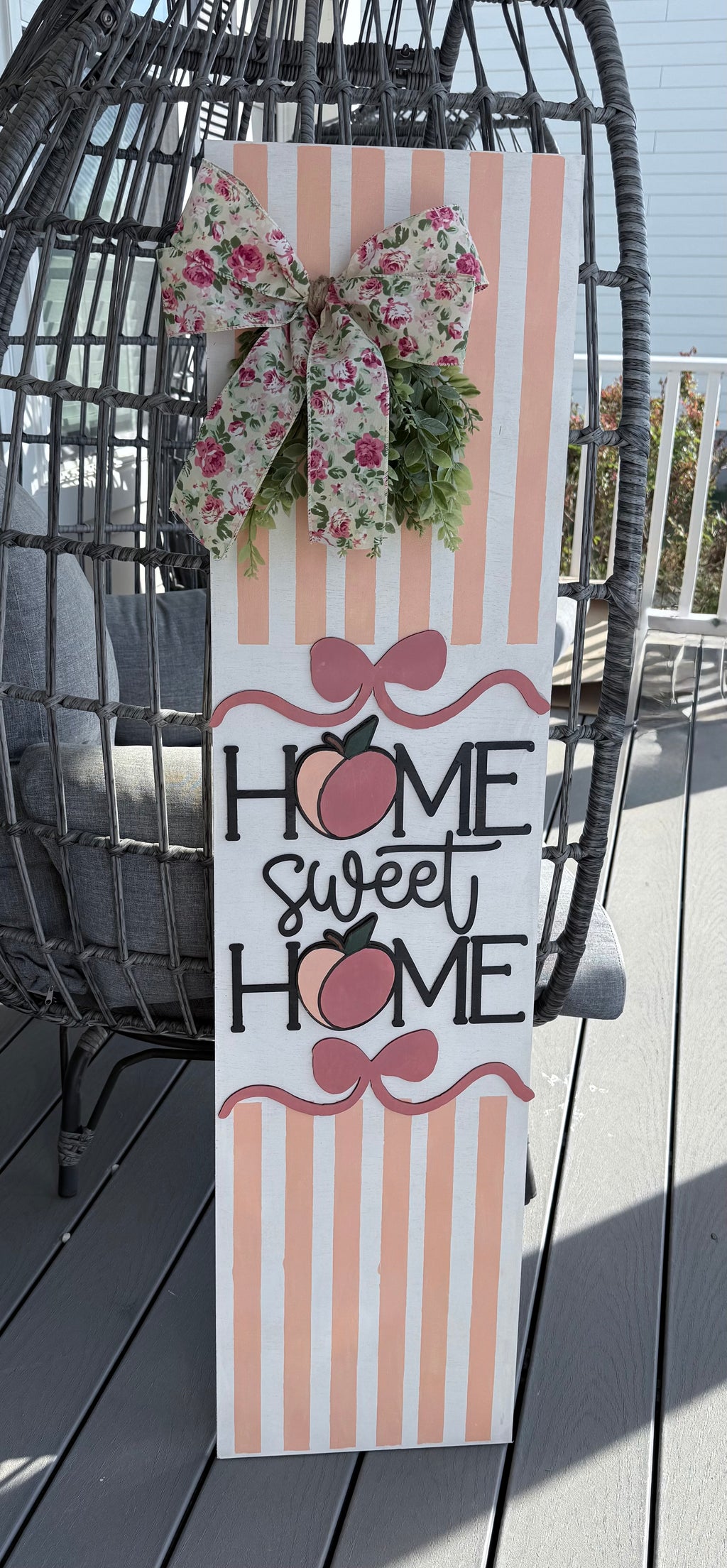 Just Peachy - Door Hanger and Leaner