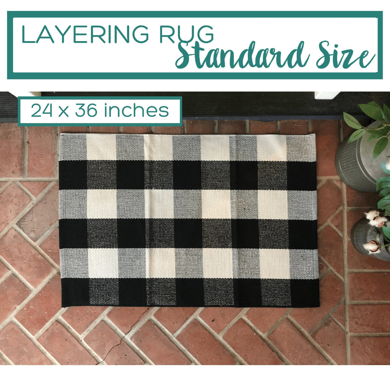 Doormat Layering Rug