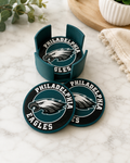 Philadelphia Eagles Coaster Set w/ Holder