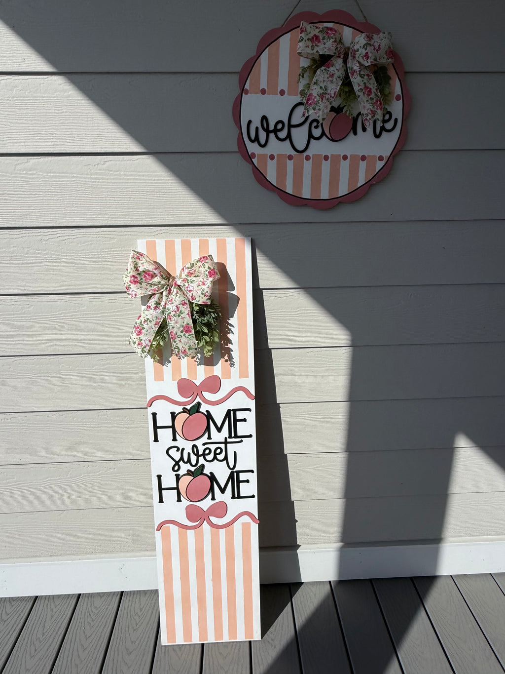Just Peachy - Door Hanger and Leaner