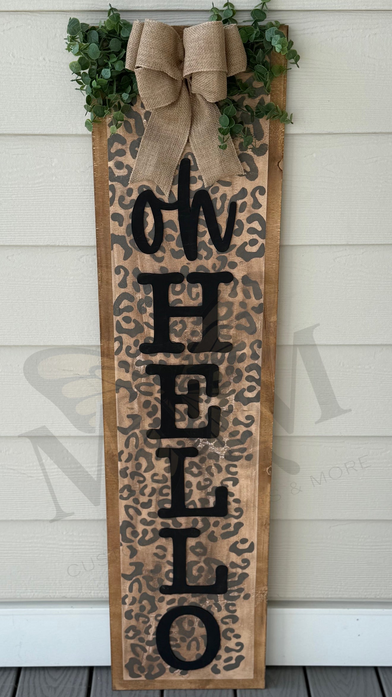 MVM LEOPARD PORCH LEANER | Porch Leaner – MVM Custom Doormats and