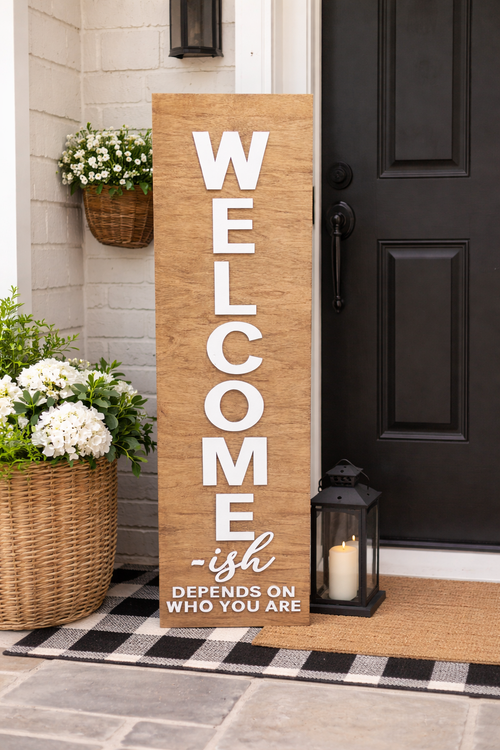 MVM Welcomish  | Porch Leaner