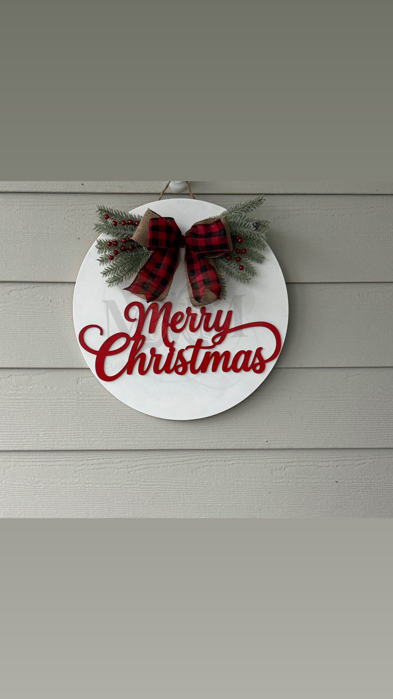 MVM Merry Christmas | Door Wreath