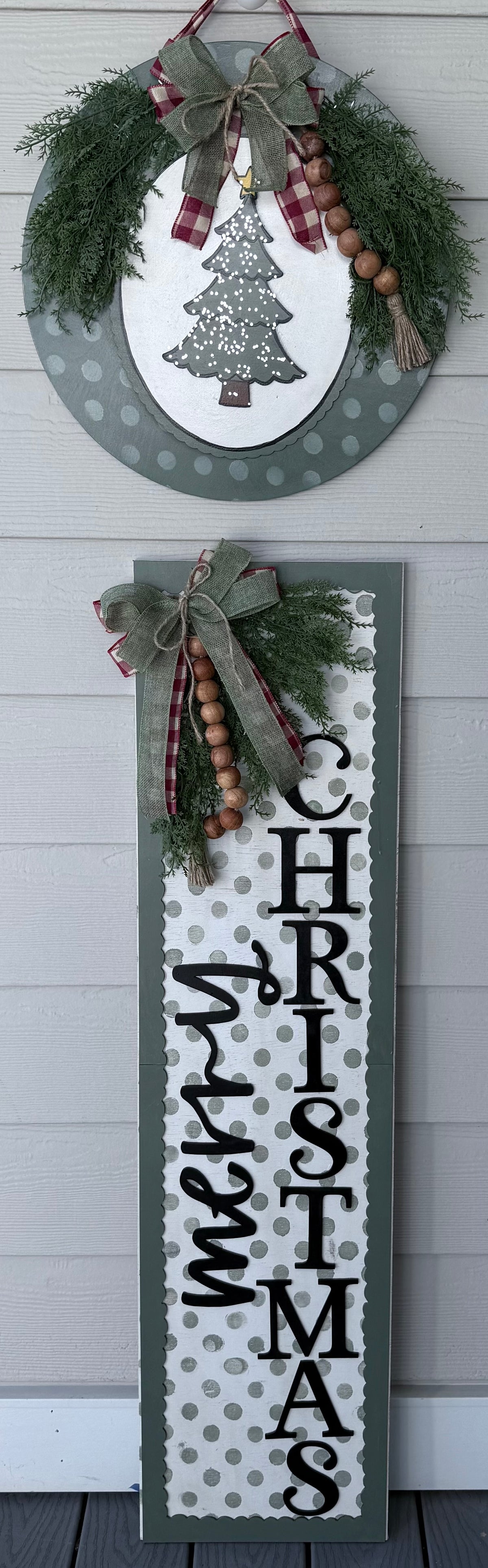 (Ready to Ship) Polka Dot Christmas Tree Set (Shipping/Insurance Included)