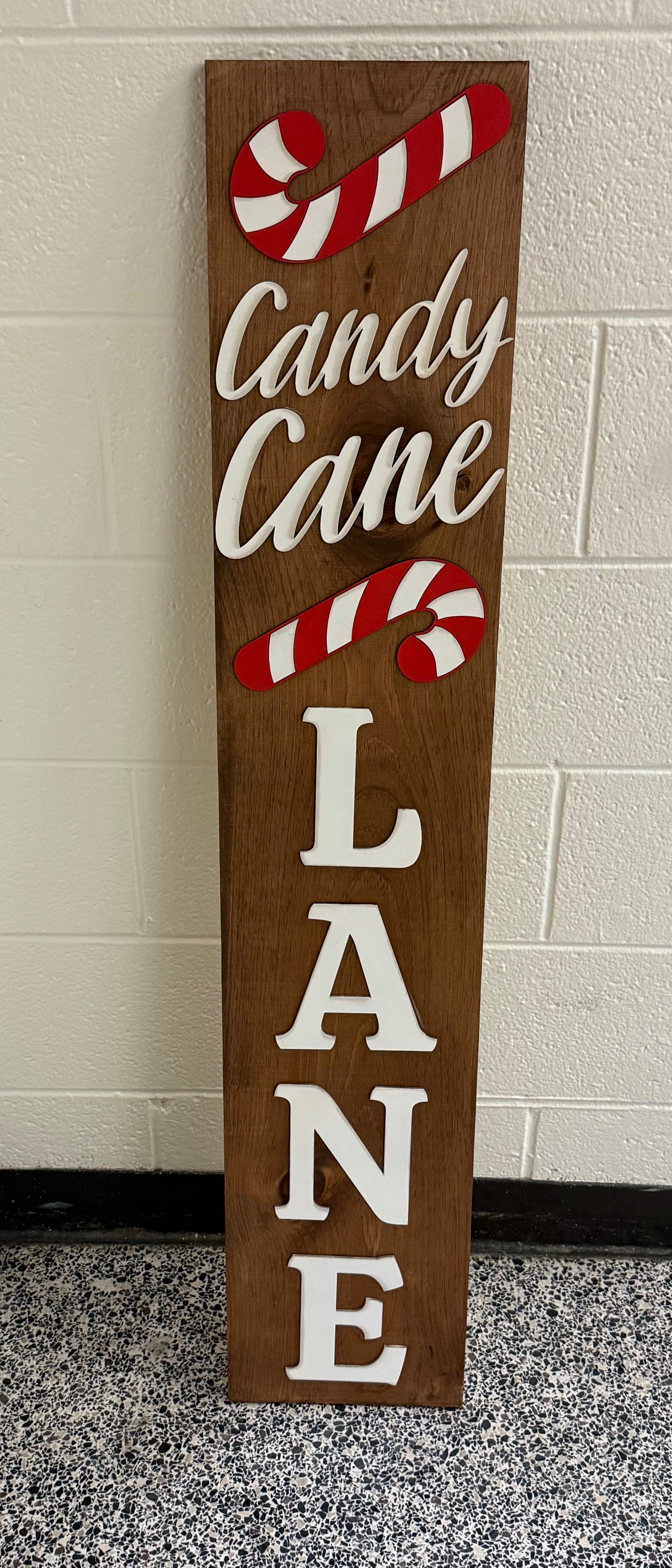 MVM Candy Cane Lane| Porch Leaner