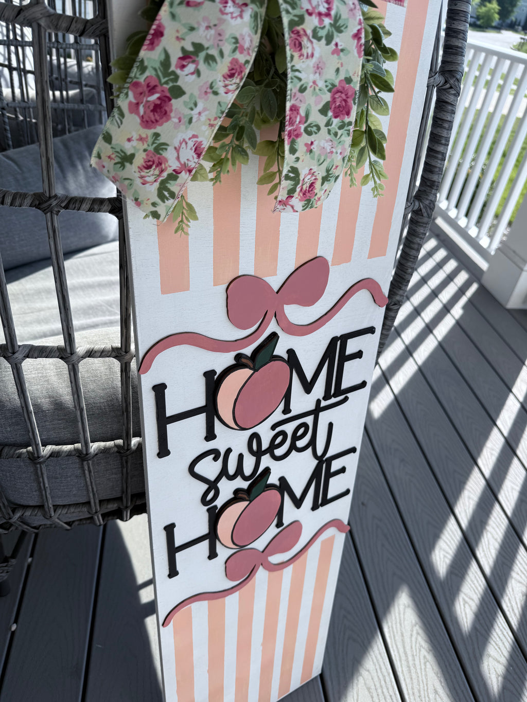 Just Peachy - Door Hanger and Leaner