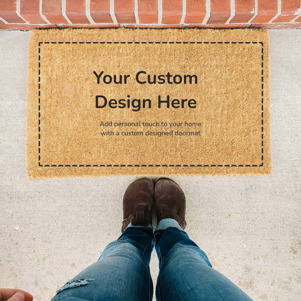 MVM Custom Doormat Indoor/Outdoor Mat | Welcome Mat | Rubber Backing