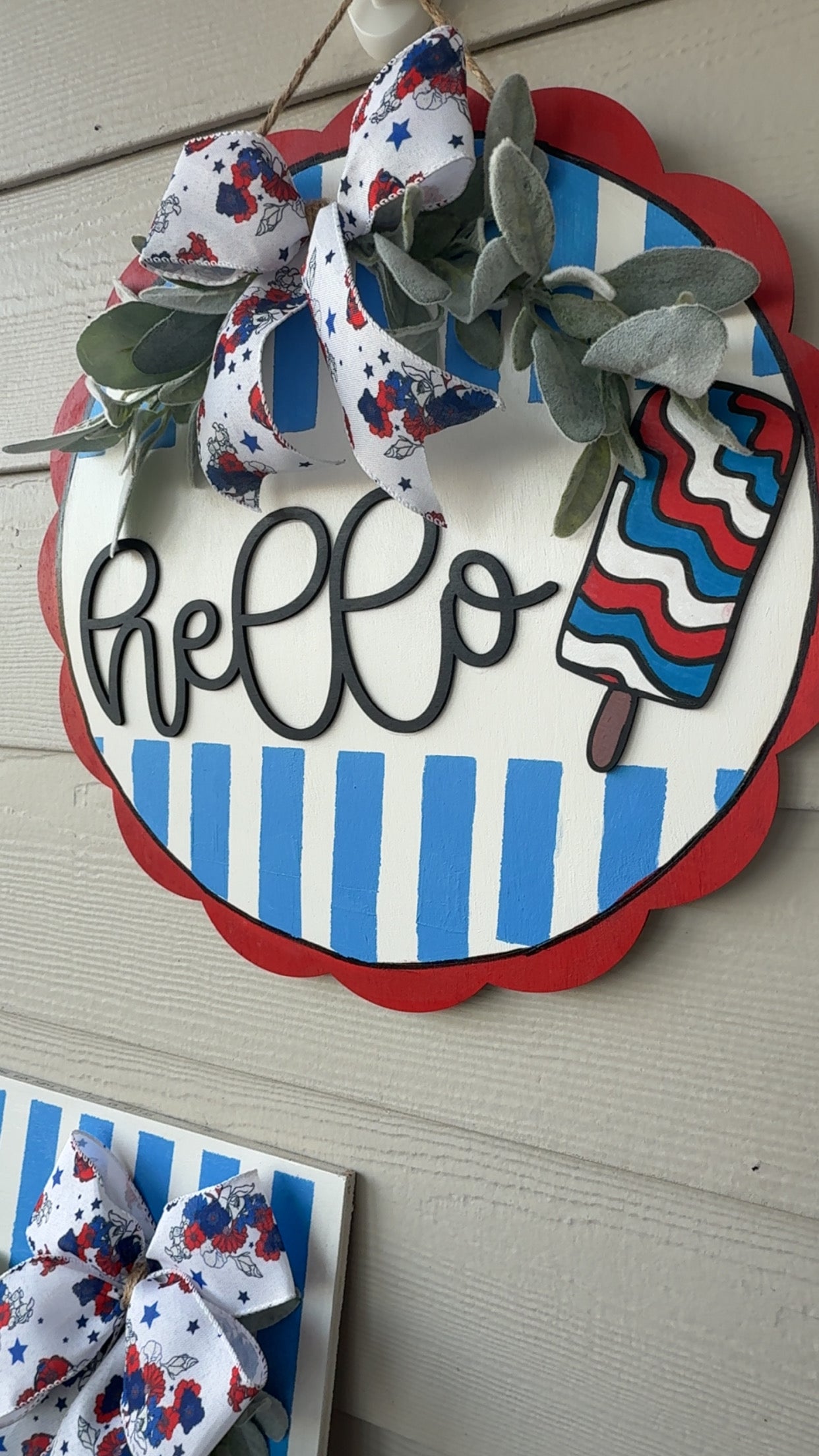 Popsicles- Door Hanger and Leaner