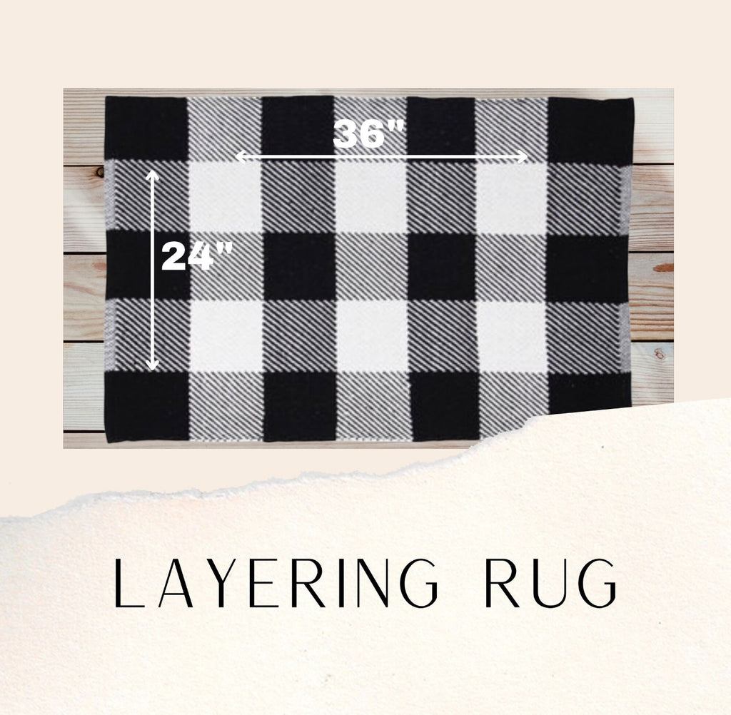 Doormat Layering Rug