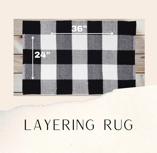 Doormat Layering Rug