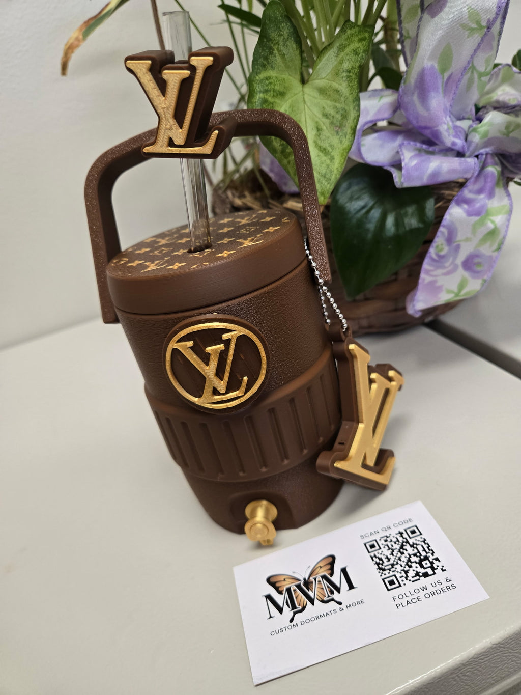 LV Inspired Can Cooler Set