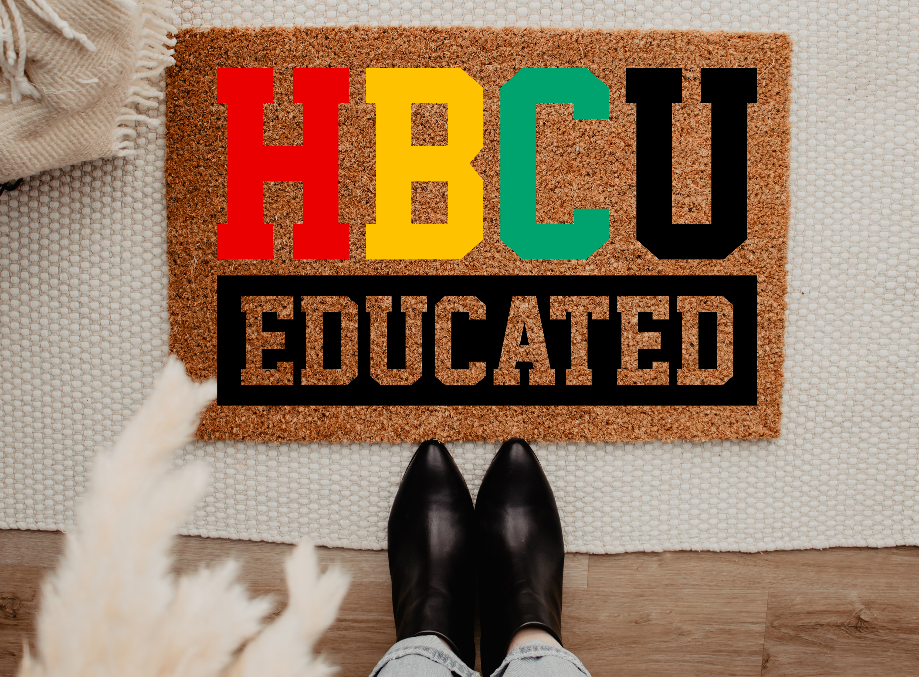 MVM HBCU EDUCATED Doormat