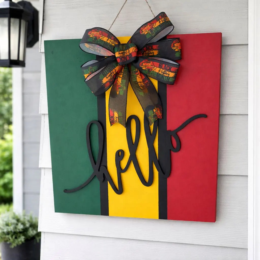 Hello Black History | Door Hanger