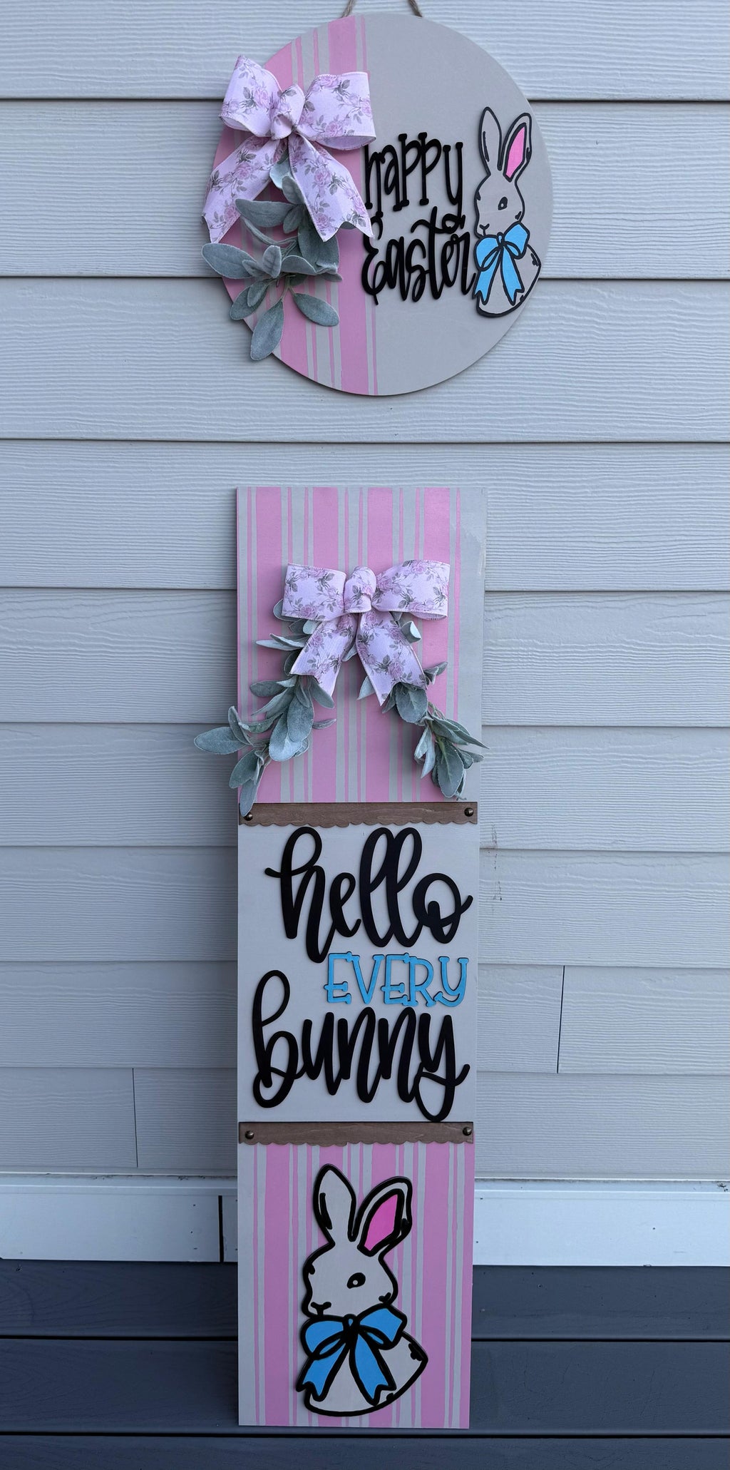 Hello Every Bunny - Door Hanger and Leaner