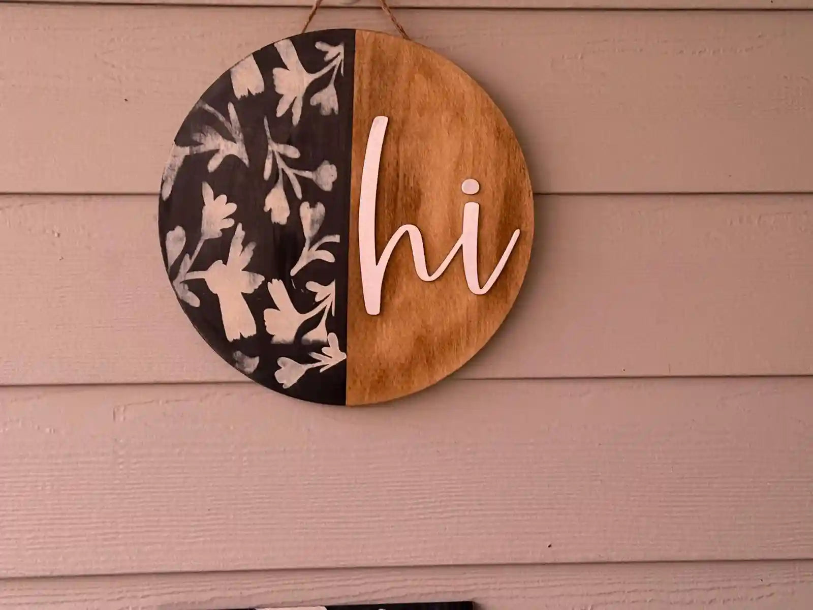 Hi Home Sweet Home - Door Hanger and Leaner