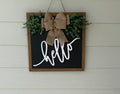 MVM 18 Inch Square Hello | Door Hanger