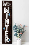 MVM Hello Winter Leaner | Porch Leaner