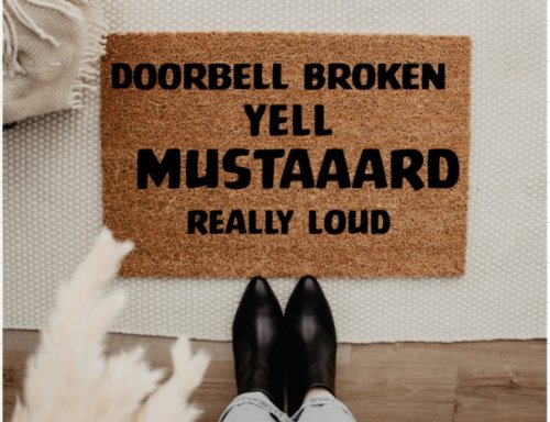 MVM Kendrick Lamar MUSTAAARD Indoor/Outdoor Mat | Doormats | Rubber Backing (New)