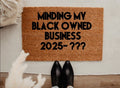 MVM Minding My Business Indoor/Outdoor Mat | Doormats | Rubber Backing