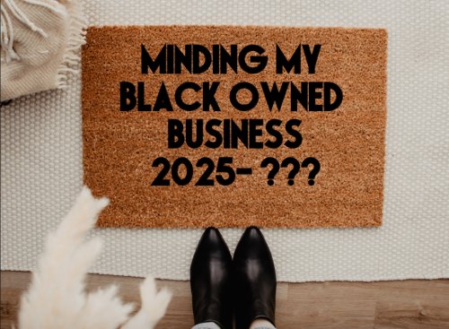 MVM Minding My Business Indoor/Outdoor Mat | Doormats | Rubber Backing