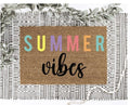 MVM SUMMER Vibes Summer Doormat Indoor/Outdoor Mat | Welcome Mat | Rubber Backing