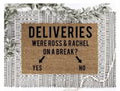 MVM WERE ROSS & RACHEL ON A BREAK? YES | NO Indoor/Outdoor Mat | Funny Doormats | Rubber Backing