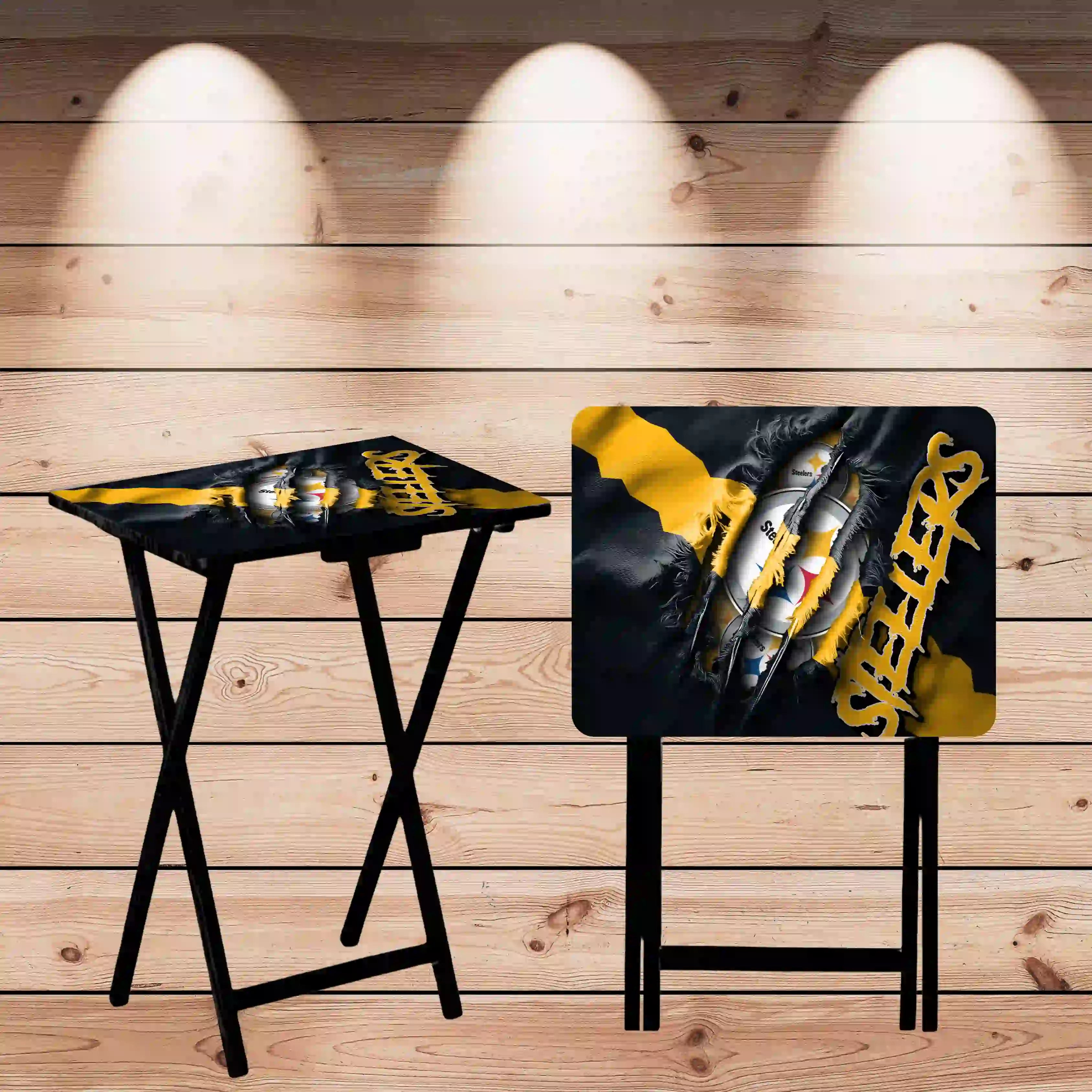 MVM Steelers Ripped Tray Table