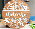 MVM Welcome Floral | Door Hanger